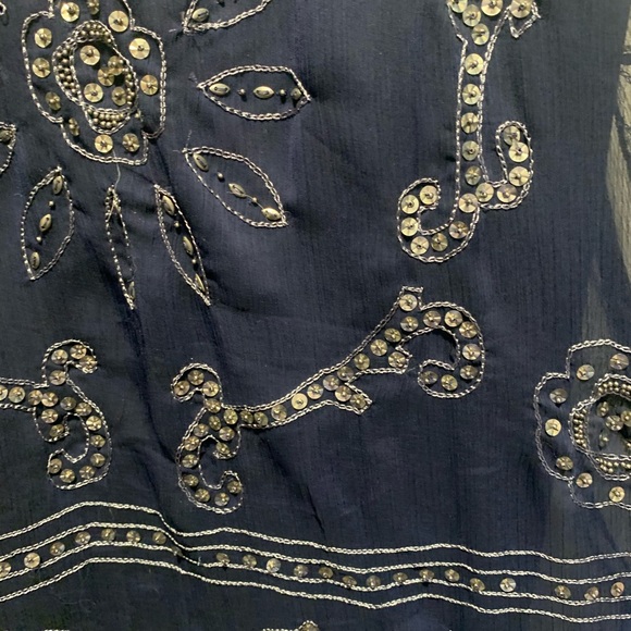 Summer beaded dress 👗 size Medium 🌺 - Picture 5 of 6